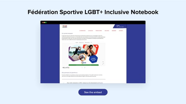 Fédération Sportive LGBT+ Notebook RELAYTO Embed - Page 1