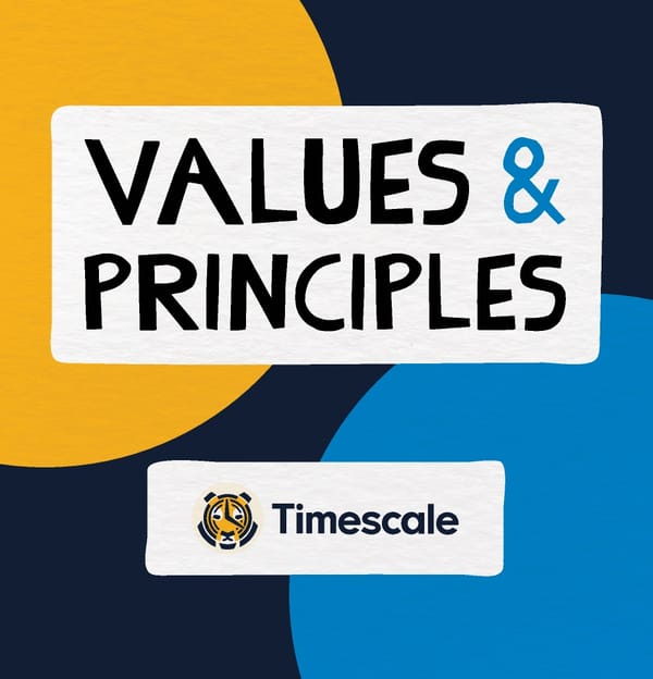 Timescale Values & Principles - Page 1