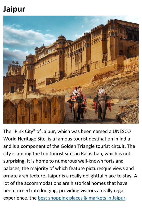 Top 10 Tourist Places to Visit in Rajasthan - Page 3