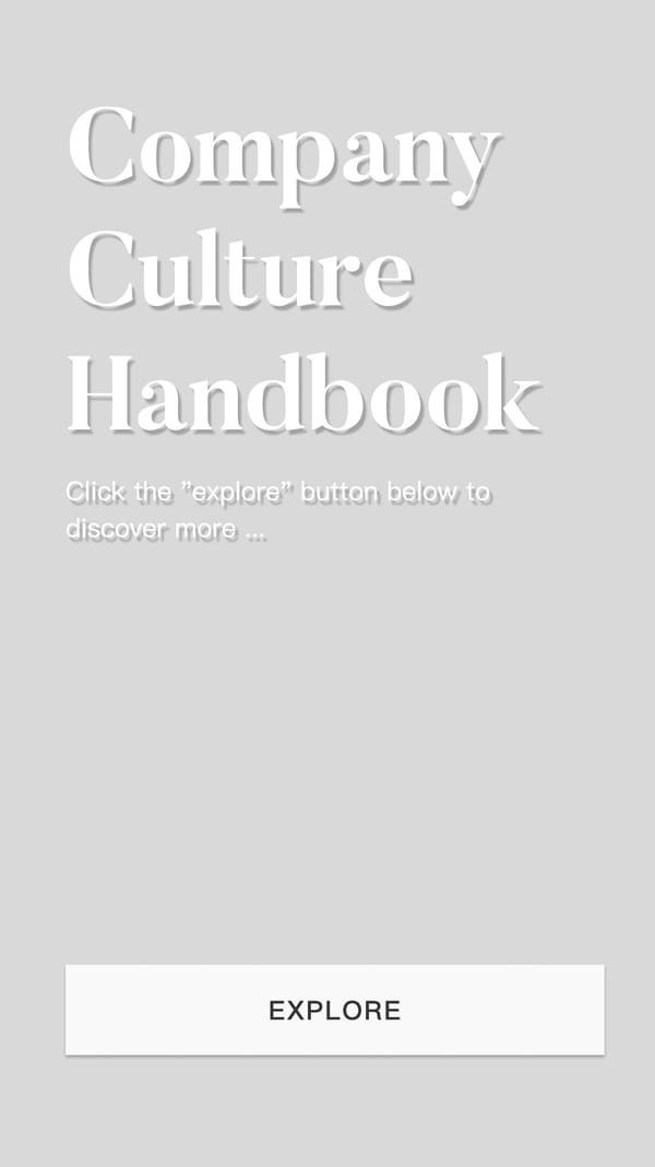 Company Culture Handbook Template - Powerpoint, Google Slides - Page 1