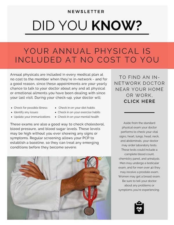 Annual Physical - Page 1