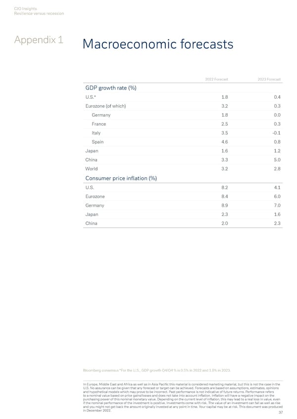 Deutsche Bank Economic and Investment Outlook - Page 39