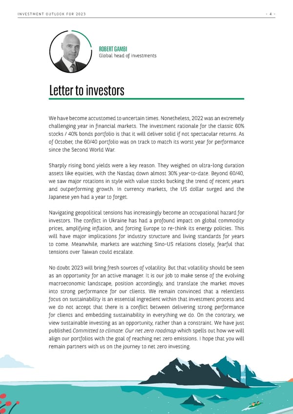 BNP Paribas The Investment Outlook for 2023 - Page 4