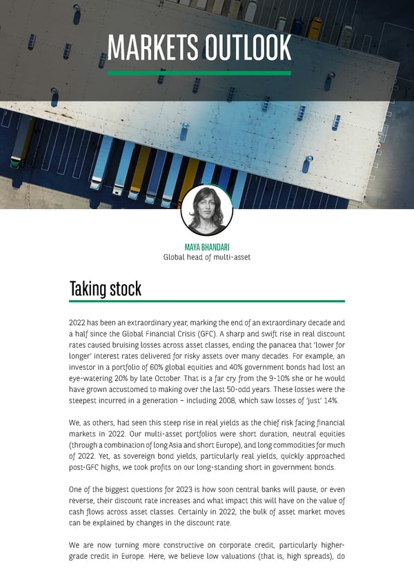 BNP Paribas The Investment Outlook for 2023 - Page 10