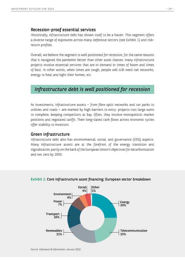 BNP Paribas The Investment Outlook for 2023 - Page 29