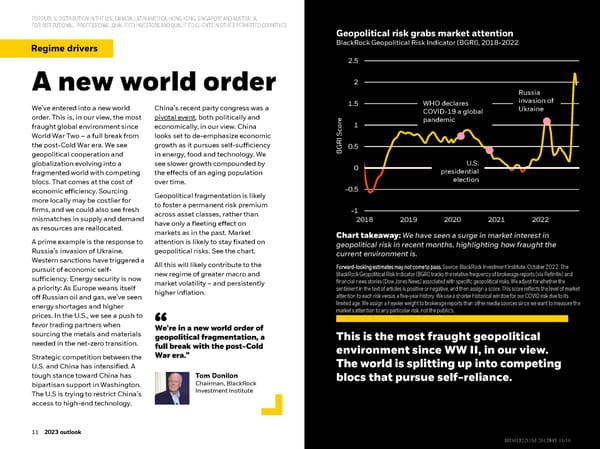 BlackRock 2023 Global Outlook - Page 11