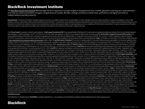 BlackRock 2023 Global Outlook - Page 16