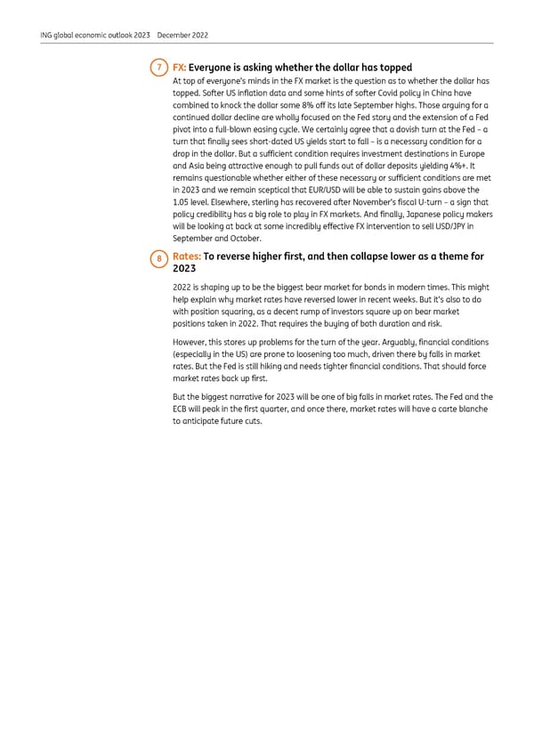 ING Global Economic Outlook 2023 - Page 6