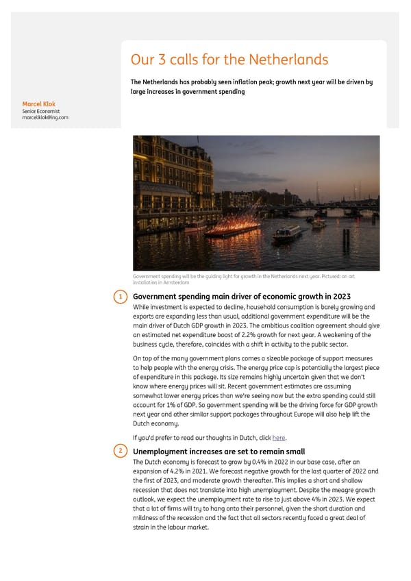 ING Global Economic Outlook 2023 - Page 31