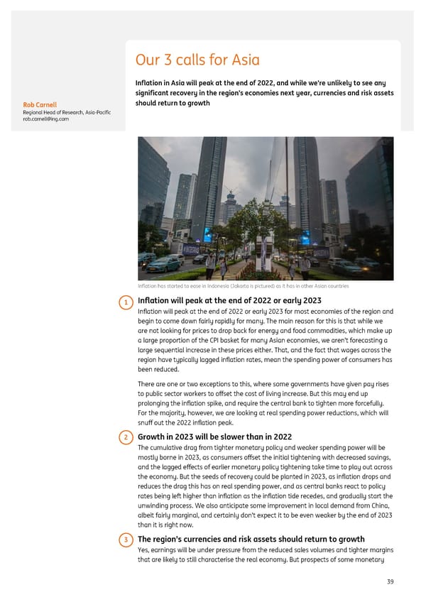 ING Global Economic Outlook 2023 - Page 39