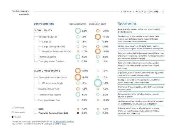 Citi Wealth Outlook 2023 - Page 24