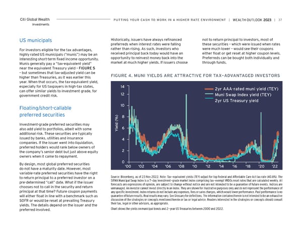 Citi Wealth Outlook 2023 - Page 37