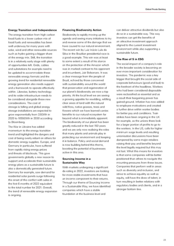 HSBC Investment Outlook Q1 2023 - Page 23