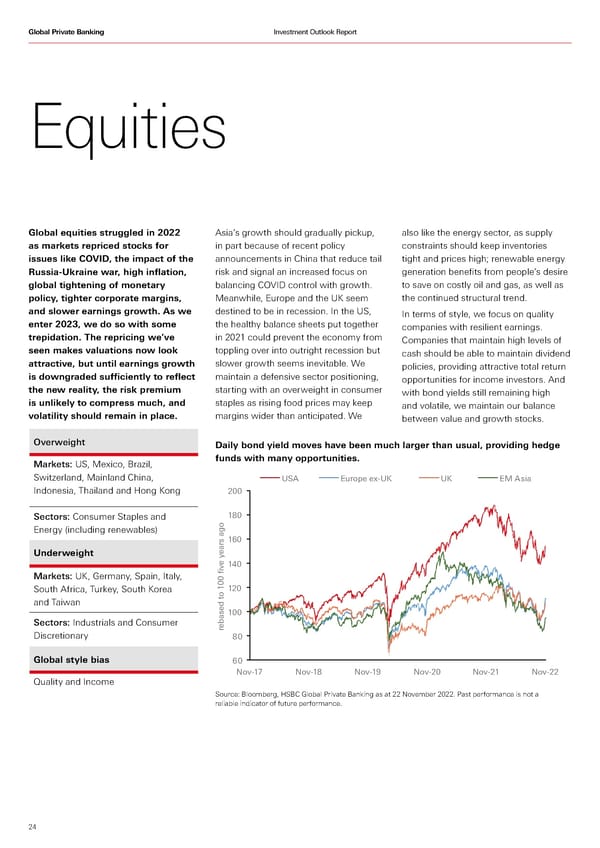 HSBC Investment Outlook Q1 2023 - Page 24