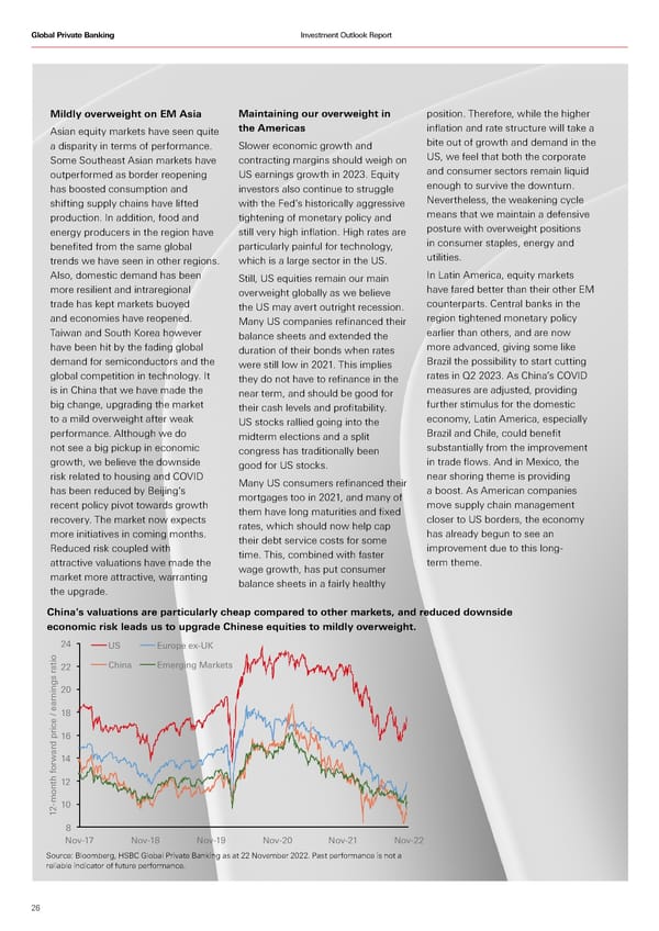 HSBC Investment Outlook Q1 2023 - Page 26