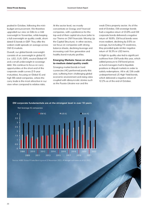 HSBC Investment Outlook Q1 2023 - Page 30