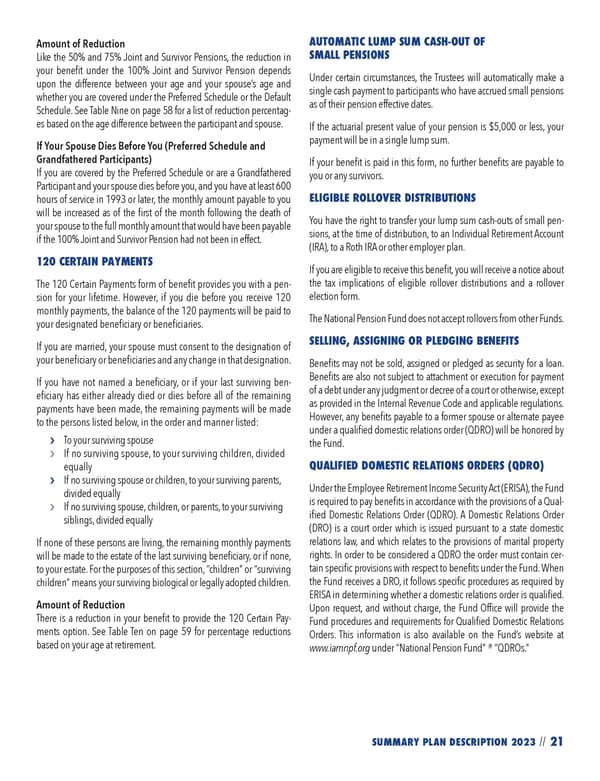 2023 NPF Summary Plan Description - Page 23