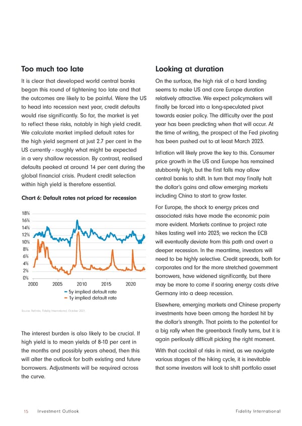 Fidelity International Outlook 2023 - Page 15