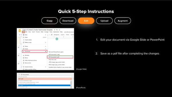 How To Use The Template - Powerpoint, Google Slides [COPY] - Page 3