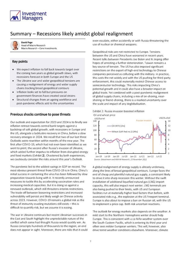 AXA IM Outlook 2023 full report - Page 7