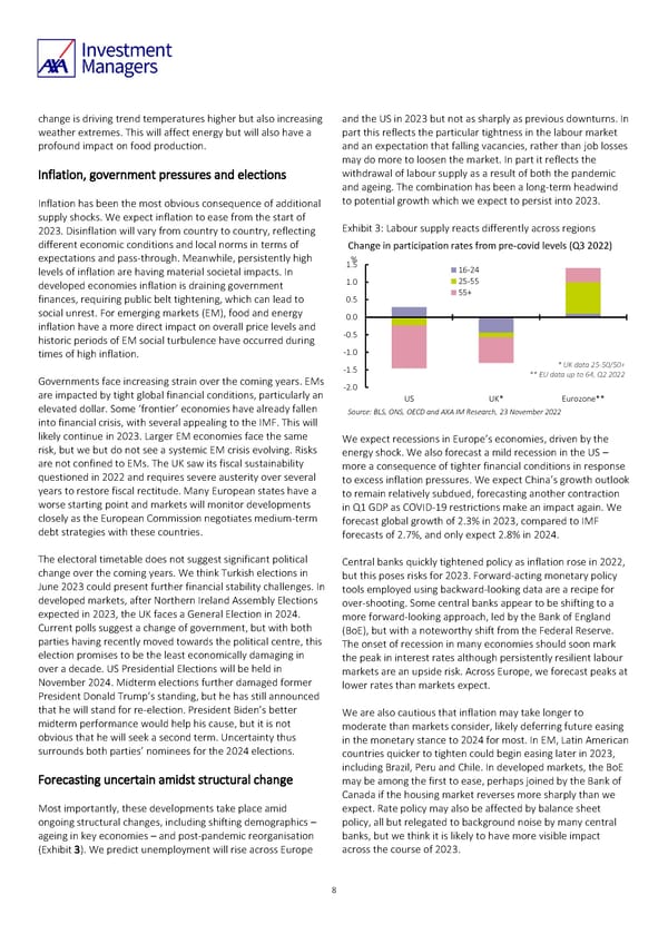 AXA IM Outlook 2023 full report - Page 8