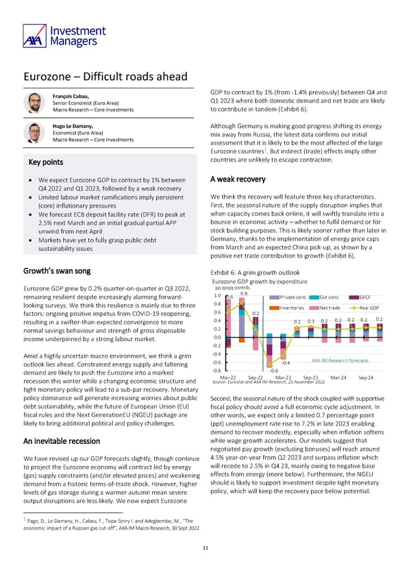 AXA IM Outlook 2023 full report - Page 11