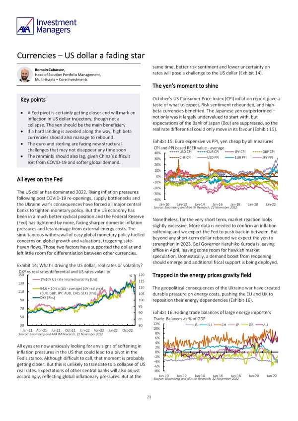 AXA IM Outlook 2023 full report - Page 21