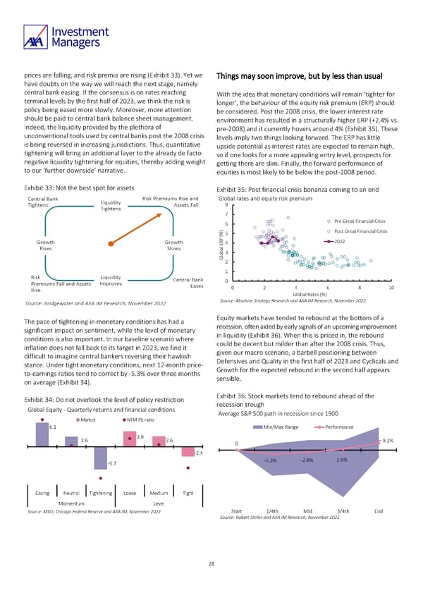 AXA IM Outlook 2023 full report - Page 28