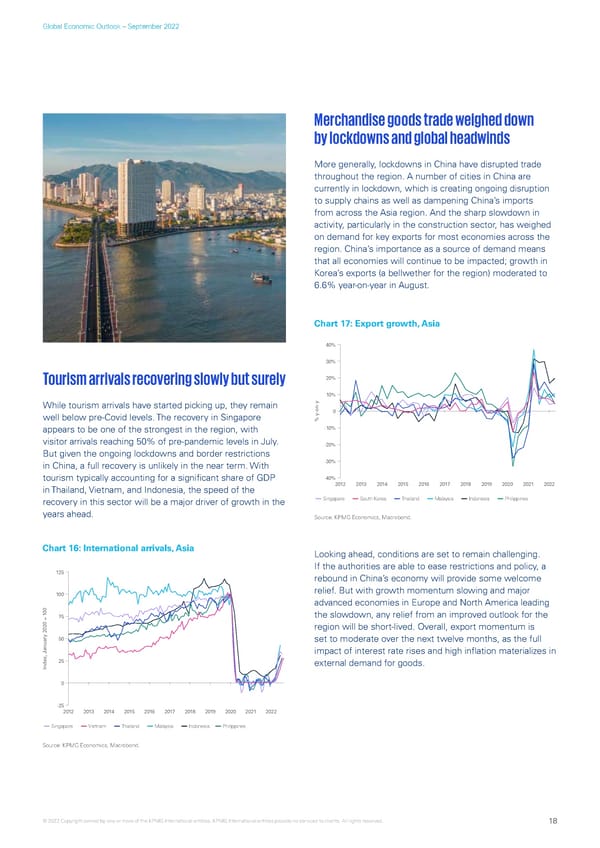 KPMG Global Economic Outlook - H2 2022 report - Page 18