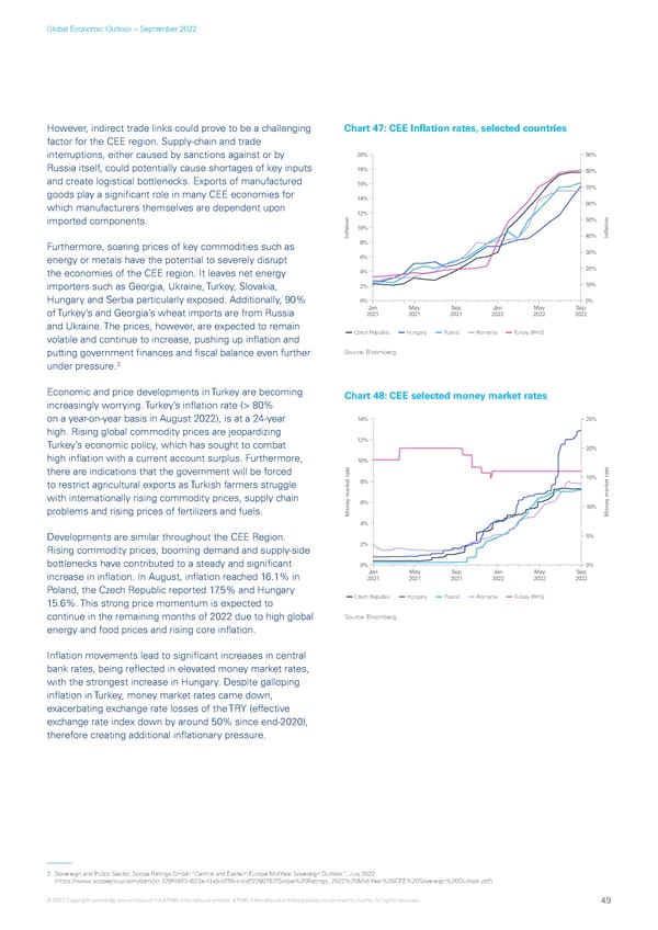 KPMG Global Economic Outlook - H2 2022 report - Page 49