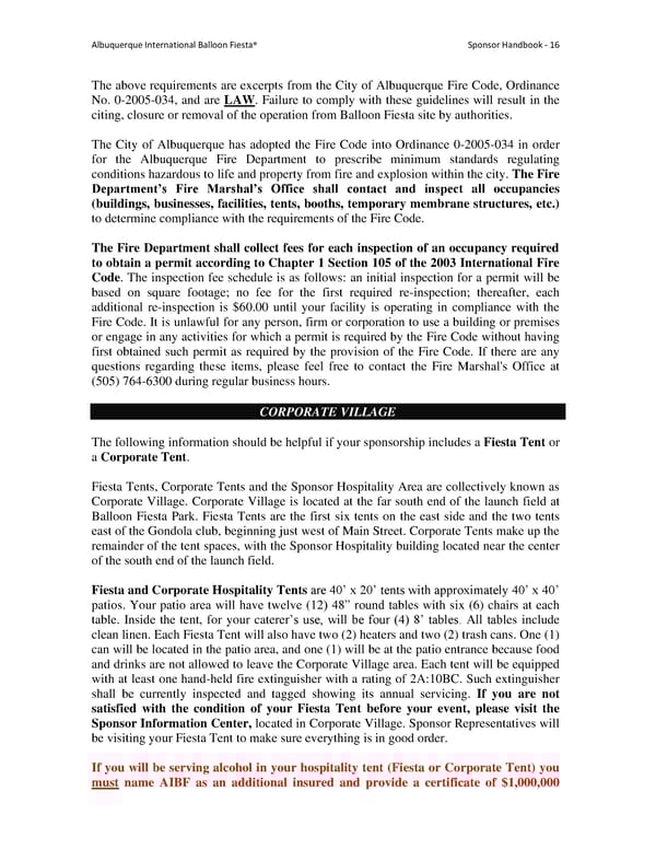 Sponsor and Exhibitor Handbook - Page 16