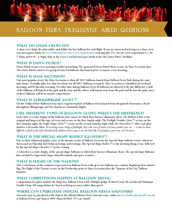 2022 Guest Guide | Balloon Fiesta - Page 18