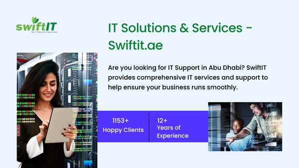 IT Solutions & Services in Abu Dhabi - Swiftit.ae - Page 1