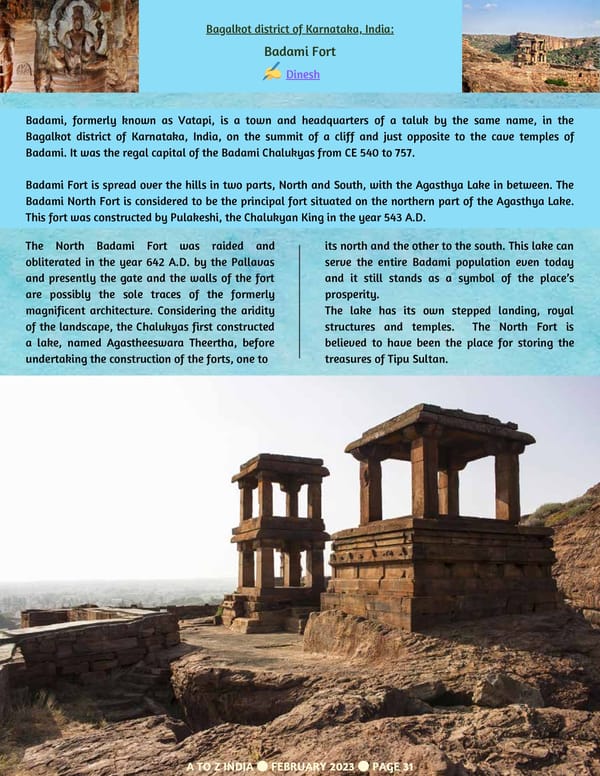 A TO Z INDIA - FEBRUARY 2023 - Page 31