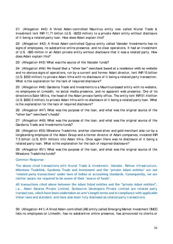Adani Response - Page 35