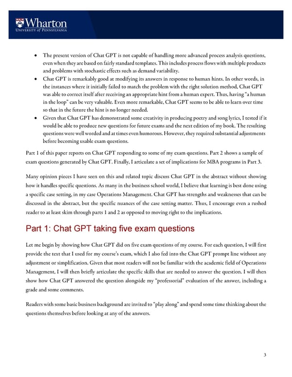 Would Chat GPT Get a Wharton MBA? - Page 3