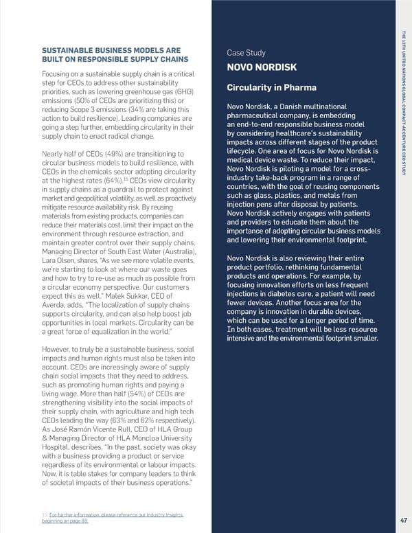 Accenture CEO Study United Nations Global Compact - Page 47