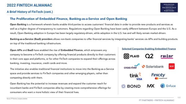 FT Partners 2022 FinTech Almanac - Page 151