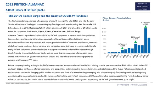 FT Partners 2022 FinTech Almanac - Page 154