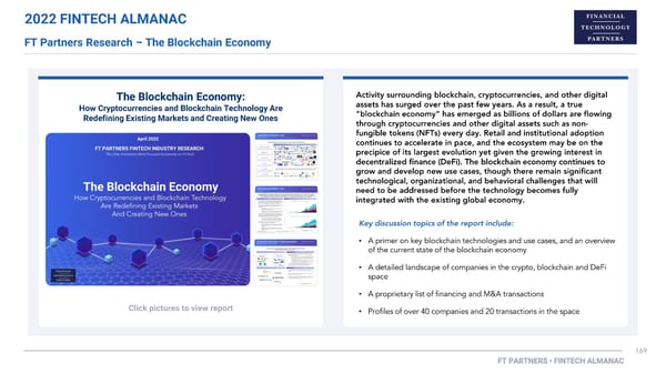 FT Partners 2022 FinTech Almanac - Page 169