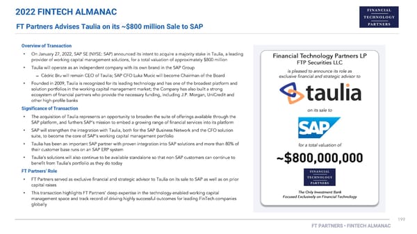 FT Partners 2022 FinTech Almanac - Page 199