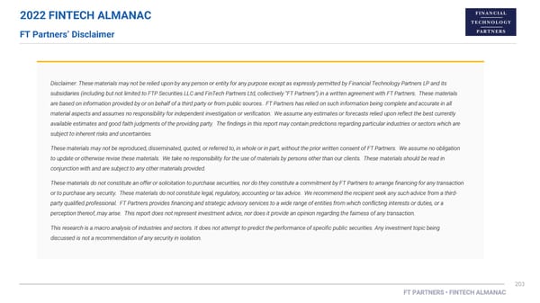 FT Partners 2022 FinTech Almanac - Page 203