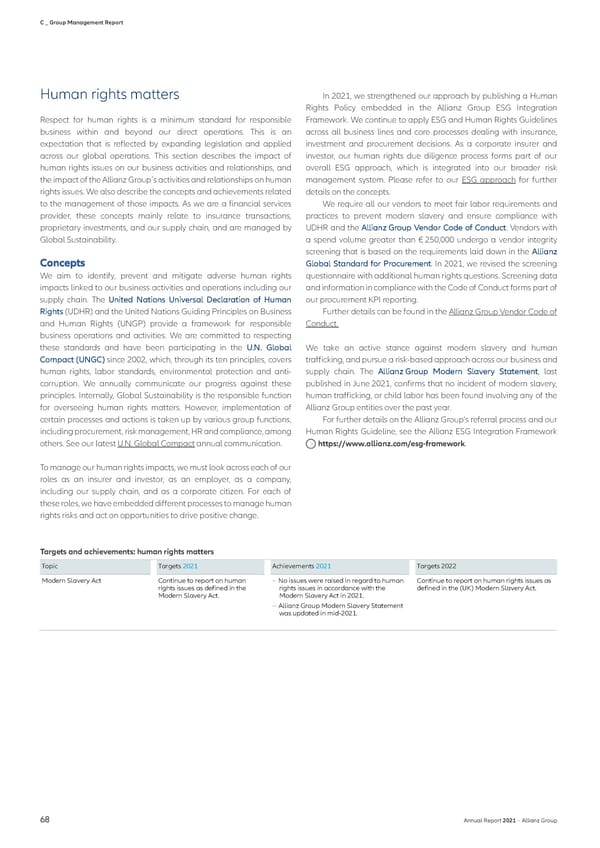 Non-financial Statement - Page 70