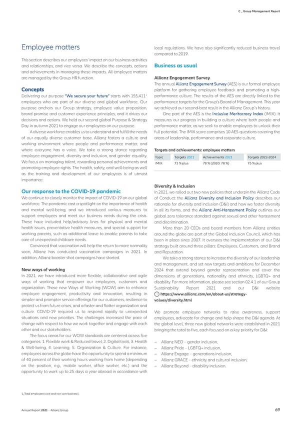Non-financial Statement - Page 71