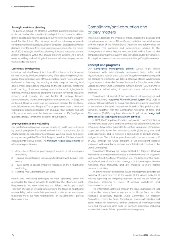 Non-financial Statement - Page 72