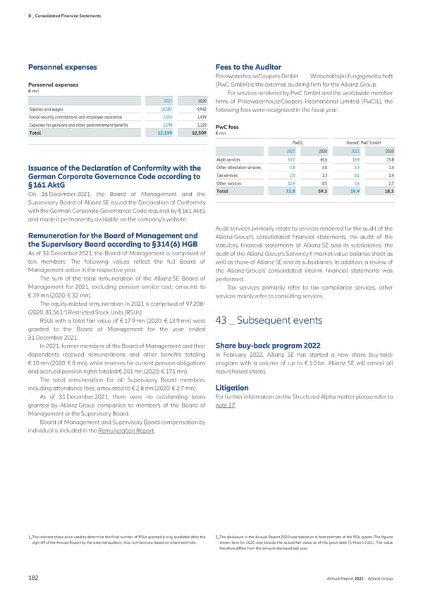 Non-financial Statement - Page 184
