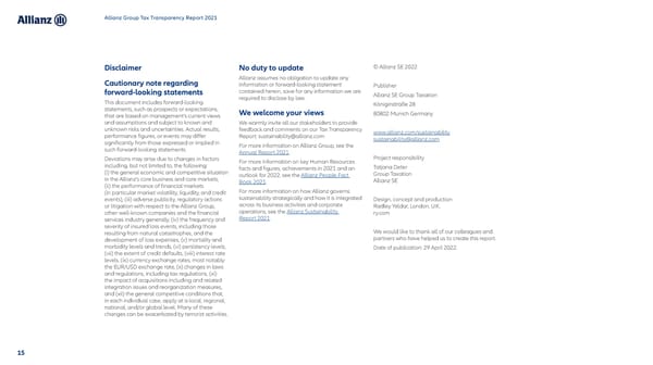 Tax Transparency Report - Page 16