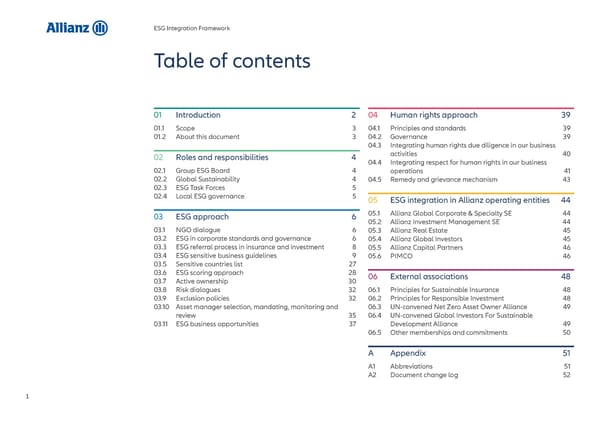 Allianz ESG Integration Framework - Page 2