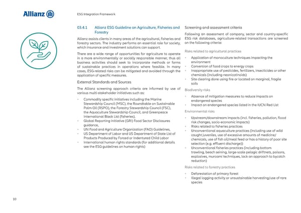 Allianz ESG Integration Framework - Page 11