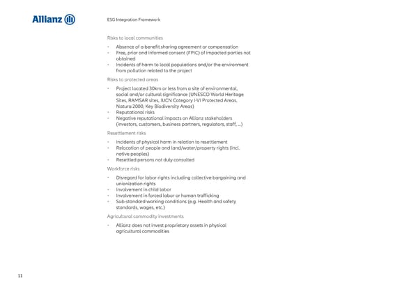 Allianz ESG Integration Framework - Page 12